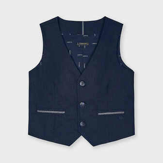 Mayoral Tailored linen vest