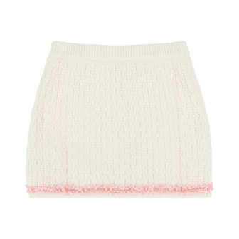 Angel&#039;s Face Wilma Knitted Skirt snowdrop/pink