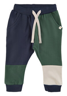 The New W22 sweatpants in colour blocks