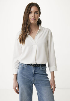 Mexx Blouse with skipper Off White