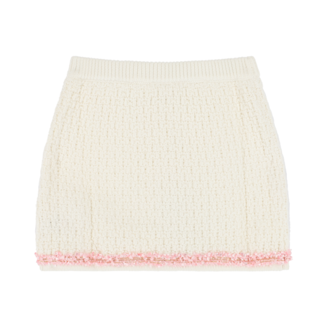 Angel's Face Wilma Knitted Skirt snowdrop/pink