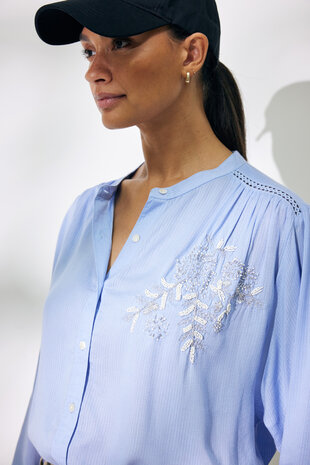 Mexx Blouse with chest embroidery