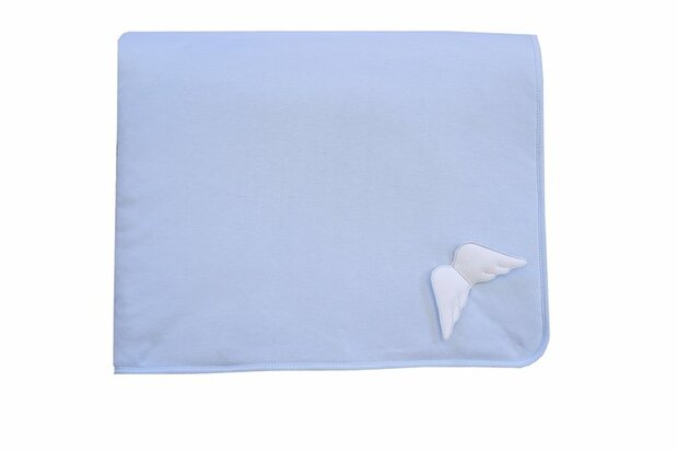  Blanket Angel - blue of white   
